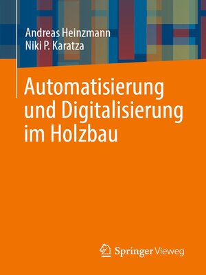 cover image of Automatisierung und Digitalisierung im Holzbau